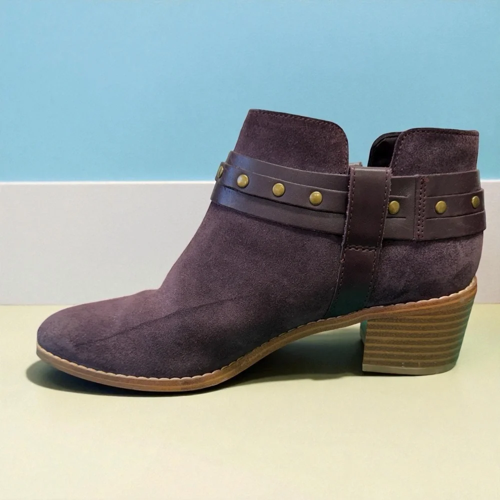 Clarks Breccan Shine Suede Somerset Ankle‎ Boot size 6.5 - Picture 2 of 10